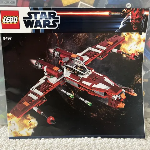 MINT LEGO Star Wars Republic Striker-Class Starfighter 9497 INSTRUCTION MANUAL