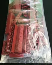 LEGO By The Pound Reddish Brown Bricks 4.1 oz Bag