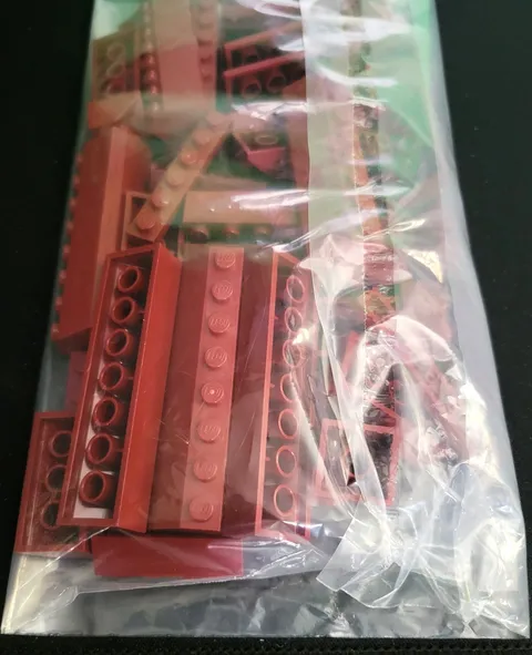 LEGO By The Pound Reddish Brown Bricks 4.1 oz Bag