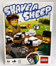 LEGO Games 3844 Shave A Sheep Board Game Incomplete Box Instructions Dice