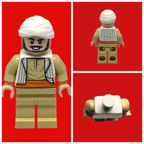 New LEGO 77013 Sallah Minifigure Escape from Lost Tomb