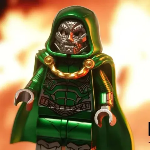 LEGO Marvel Jin Custom Fantastic Four Movie Victor Doctor Doom Minifigure NEW