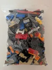 2 Lbs BULK LEGO Lot Random Parts, Bricks, Plates Ready for MOC & Minifigure
