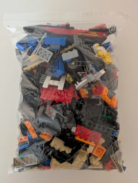 2 Lbs BULK LEGO Lot Random Parts, Bricks, Plates Ready for MOC & Minifigure