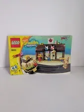LEGO SpongeBob SquarePants 3833 Krusty Krab instruction manual only INSTRUCTIONS