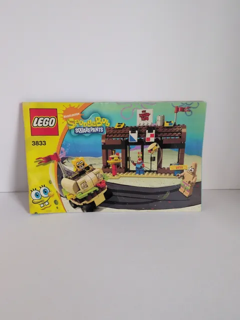 LEGO SpongeBob SquarePants 3833 Krusty Krab instruction manual only INSTRUCTIONS
