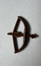 Vintage LEGO Brown Longbow with Arrow 4499 Classic Castle Minifigure Weapon