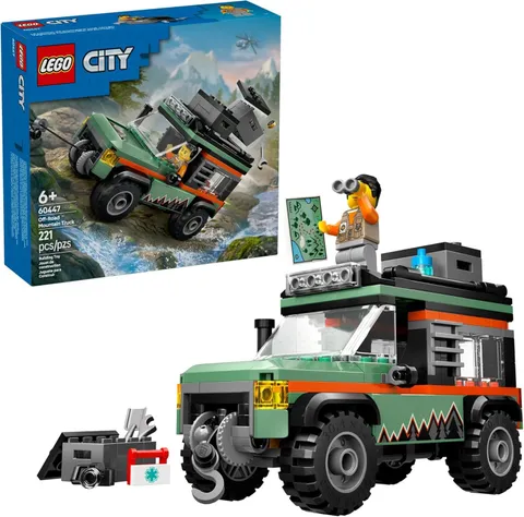LEGO City Off-Road 4x4 Mountain Truck Toy - Building Toy (60447)™