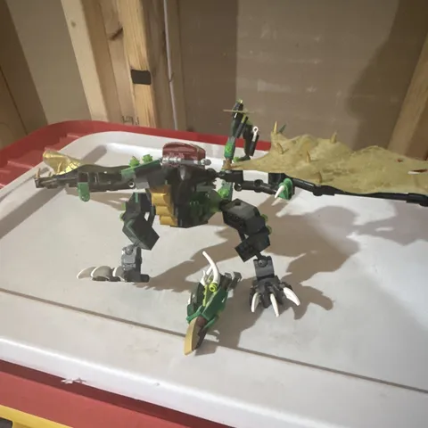 LEGO NINJAGO Green Dragon – Dragon Only – No Box or Instructions –Read Descript