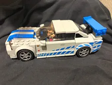 LEGO Assembled fast and furious Sports Car Vehicle Build w/ Minifigures
