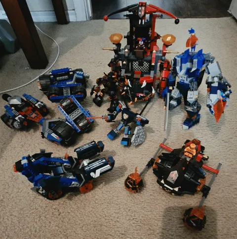LEGO NINJAGO Bulk Lot Mixed Builds, Vehicles & Figures Multicolor Plastic