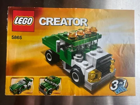 LEGO Creator 5865 Mini Dumper 3-in-1 - Building Instructions Manual ONLY