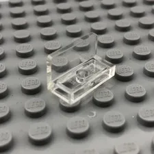 LEGO 4865b Trans Clear Panel 1 x 2 x 1 with Rounded Corners (x1)
