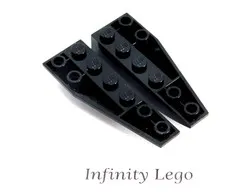 2 Pair LEGO Black Wedge 2 x 6 Double Inverted Right & Left 41764 41765 41317