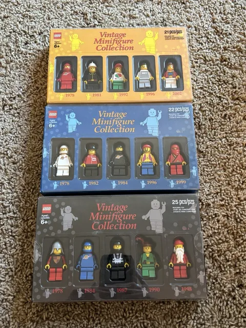 Lego 2012 Retired Set Vintage Minifigure Collection Vol. 1  Vol.2 And Vol.4