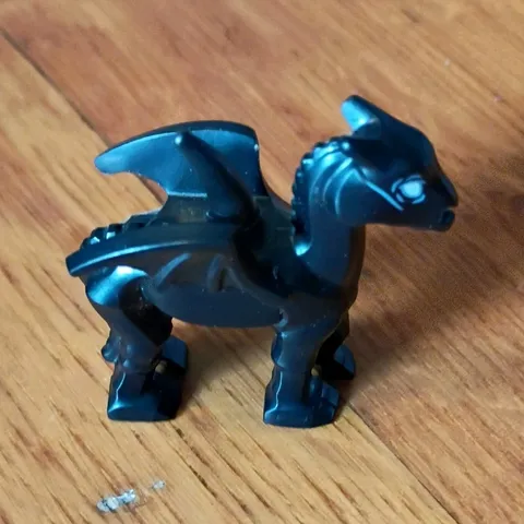 LEGO Black Printed Winged Horse Animal Figure Piece Harry Potter 1 pc