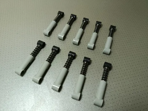 Lego Techinc 10 x Light Grey Shock Absorber 6.5L Small Joblot Bundle Part 731c05