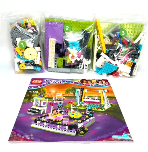 Lego 41133 Amusement Park Bumper Cars *100% COMPLETE with INSTRUCTIONS* NO BOX