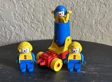 Lego Duplo Vintage Circus Lot Clown Figures Clown Cannon