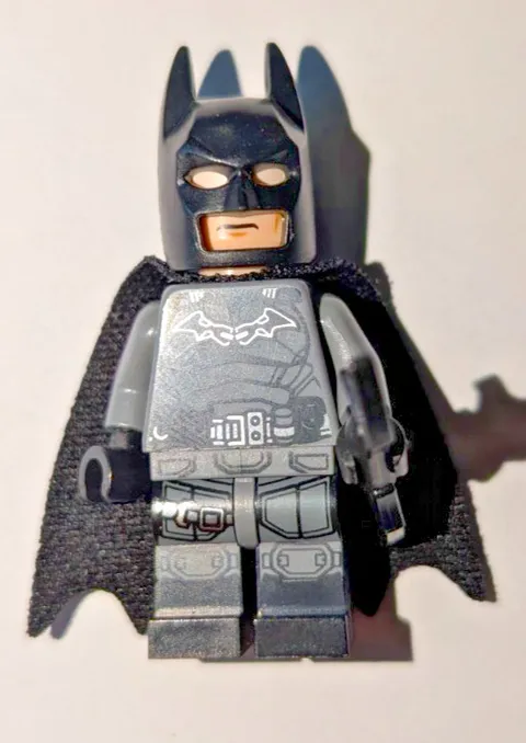 LEGO Batman Minifigure sh0786 Dark Bluish Gray Suit DC Super Heroes Used