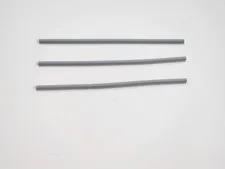 Lego Qty 3 - Light Bluish Gray - 75c16 Hose, Rigid 3mm D. 16L / 12.8cm - NEW