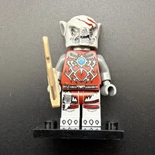 LEGO Legends of Chima Minifigure with Sword and Stand Good Condition