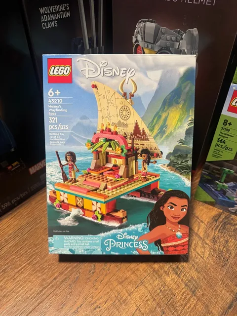 LEGO Disney: Moana's Wayfinding Boat (43210) New, Sealed, Retired