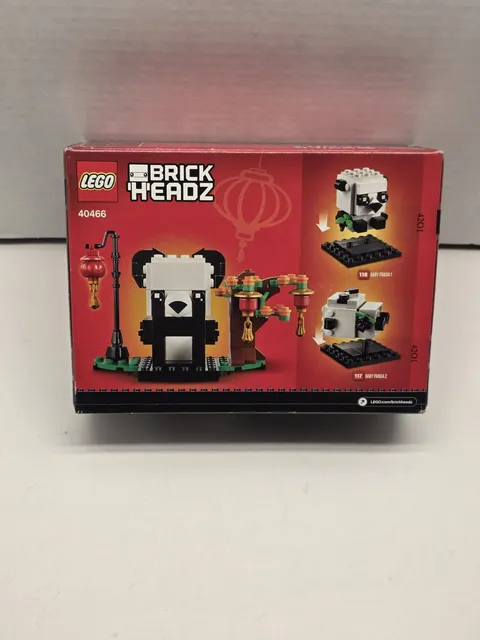 LEGO BrickHeadz 40466 Chinese New Year Pandas 249pc NEW SEALED Retired Set