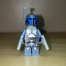 LEGO Star Wars Jango Fett Minifigure Mandalorian sw0468 75015 Bounty Hunter Blue