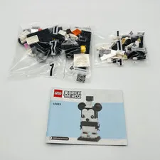LEGO Disney 100th 40622 BrickHeadz Mickey Mouse Steamboat Willie B&W #190 Only