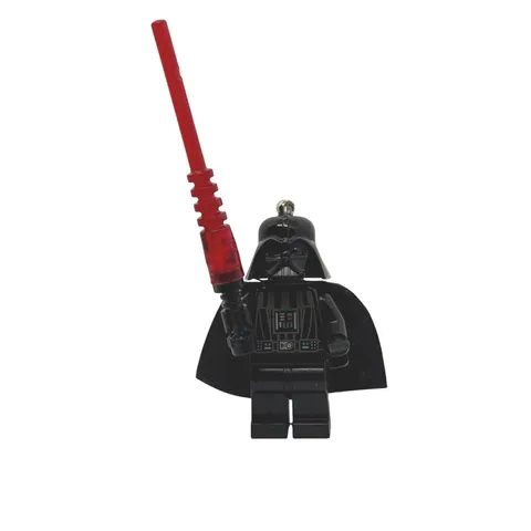 LEGO Star Wars Darth Vader Minifigure Ornament Lightsaber Black Cape Keychain