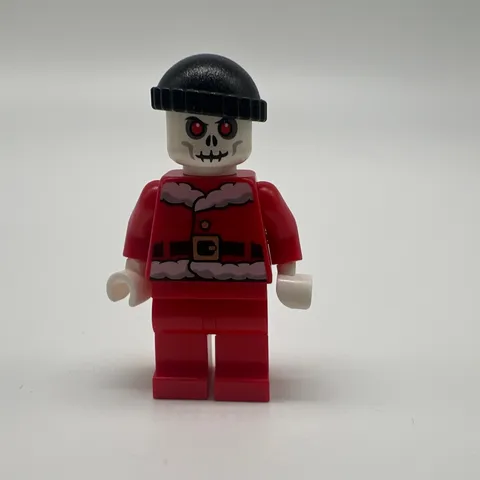 Lego Santa Skeleton Minifigure Christmas Halloween Red Outfit