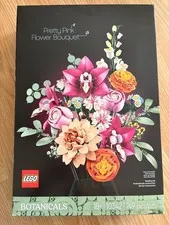 LEGO Botanicals Pretty Pink Flower Bouquet 10342 Set 749pcs 18+
