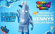 LEGO Fortnite Mifigure Peely Custom Polar Peely By BSB23