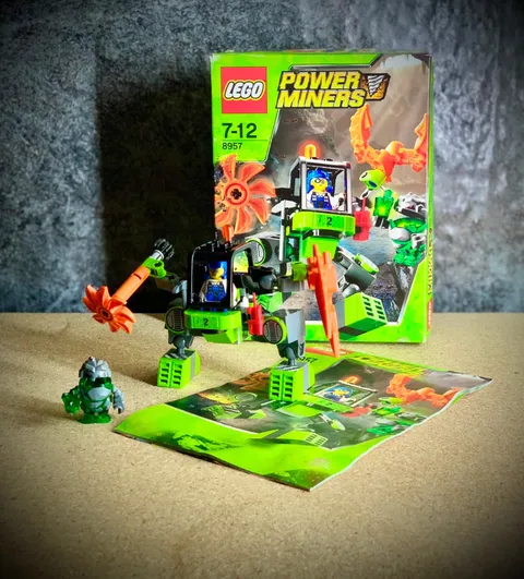 Lego Power Miners - 8957 - Mine Mech - 2009 - Complete + Instructions + Box