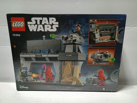 LEGO Star Wars 75386 Paz Vizsla and Moff Gideon Battle New Factory Sealed Retire