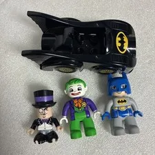Lego Duplo Batman, Joker, Penguin, Batmobile