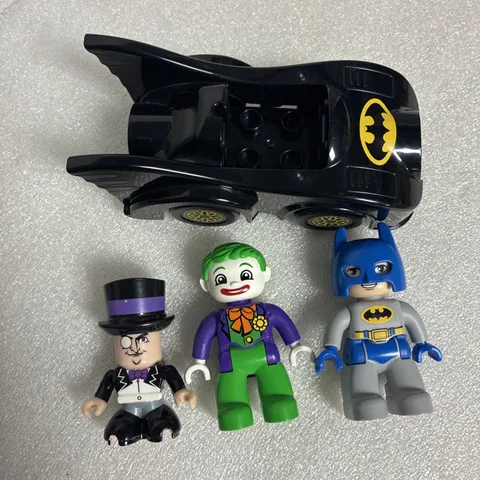 Lego Duplo Batman, Joker, Penguin, Batmobile