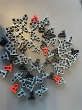 ☀️LEGO 80 Technic Pin Connector Plate 1x2x1 2/3 w/ 2 Holes Double on Top 32530