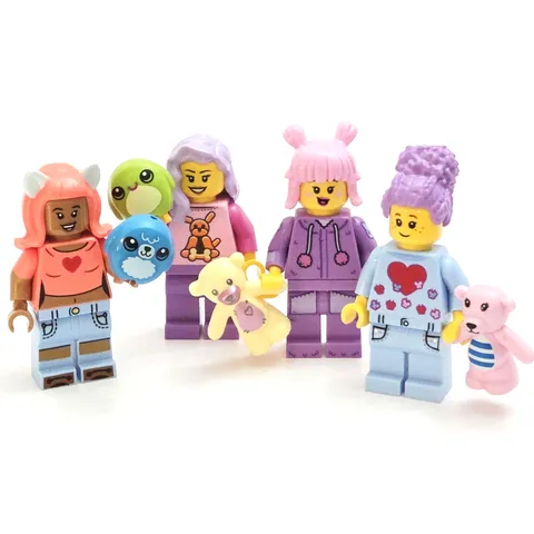 LEGO Pajama Party Girls Night Slumber Party Stuffed Animal Minifigure MOC Lot