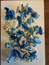 Blue Flowers Lego - Extra Pieces