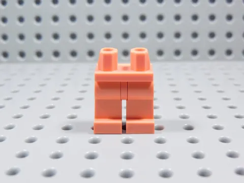 LEGO Coral Pink Blank Plain Legs Pants Minifig BT