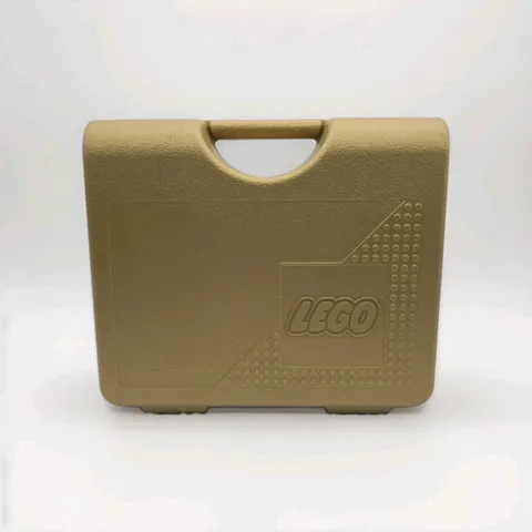LEGO Metallic Gold Carrying Case Storage Box Container 1997