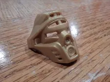LEGO BIONICLE Gold Onua Mask / Helmet Piece Plastic Single Part 1 Piece