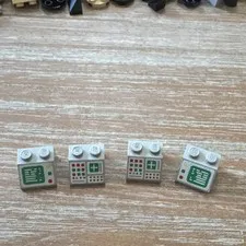 Lego Vintage Sloped Screens. Space. Great Shape. Lot 4