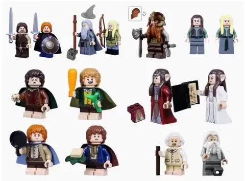 LEGO Rivendell Minifigures Complete Set Of 15 From Set 10316 Brand New.