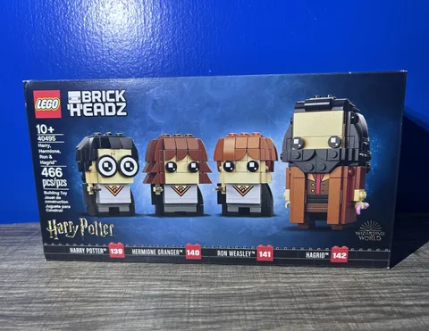 LEGO BrickHeadz 40495 Harry Potter 4-Pack Harry Hermione Ron Hagrid 466pc
