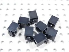 LEGO Lot of 8 Black 1x1 Bricks BH