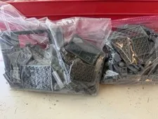 LEGO 1Lb 6oz Dark Gray Bulk Lot Random Assorted Legos