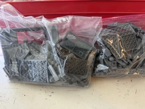 LEGO 1Lb 6oz Dark Gray Bulk Lot Random Assorted Legos